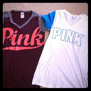 Pink Victoria’s Secret T-shirts